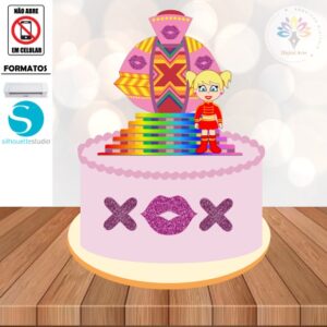 Arquivo de Corte Topo de Bolo Xuxinha #01