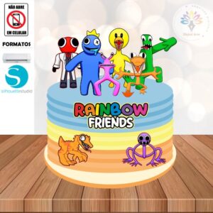 Arquivo de Corte Topo Rainbow Friends #001
