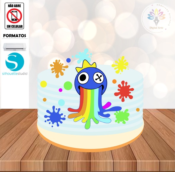 Arquivo de Corte Topo Rainbow Friends #002