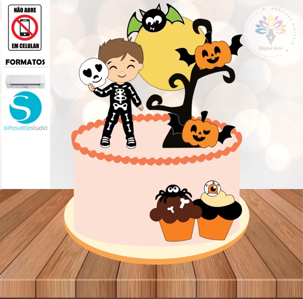 Arquivo de Corte Topo Halloween #06