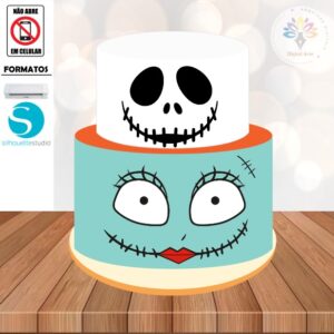 Arquivo de Corte Topo de Bolo Halloween #006