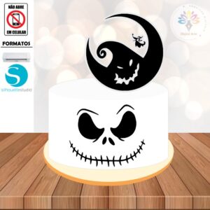 Arquivo de Corte Topo de Bolo Halloween #007