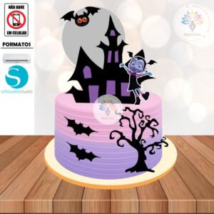 Arquivo de Corte Topo de Bolo Halloween #067