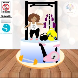 Arquivo Topo de Bolo Academia #008