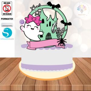 Arquivo de Corte Topo de Bolo Halloween #021