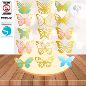 Arquivo de Corte Topo Borboleta #03