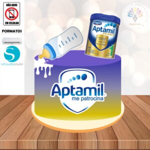 Arquivo de Corte Topo de Bolo Aptamil #001