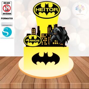 Arquivo de Corte Topo de Bolo Batman #01