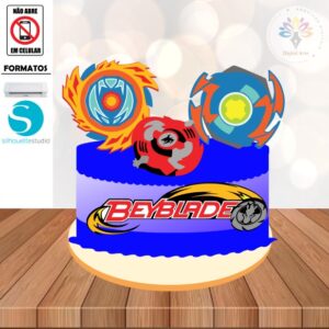 Arquivo Topo de Bolo BeyBlade #001