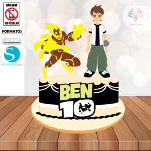 Arquivo de Corte Topo de Bolo Ben10 #001