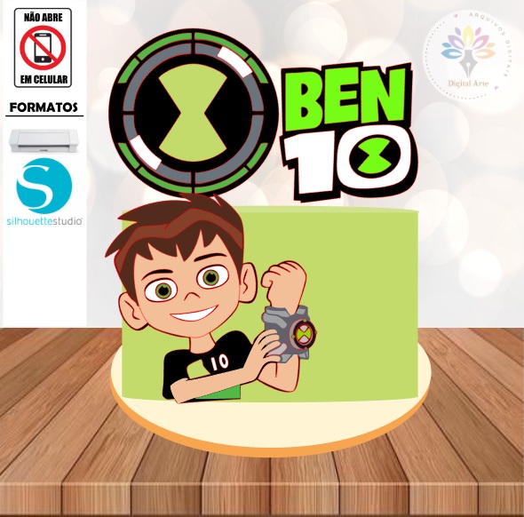 Arquivo Topo de Bolo Ben10 #003
