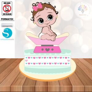 Arquivo Topo de Bolo Bebê #001