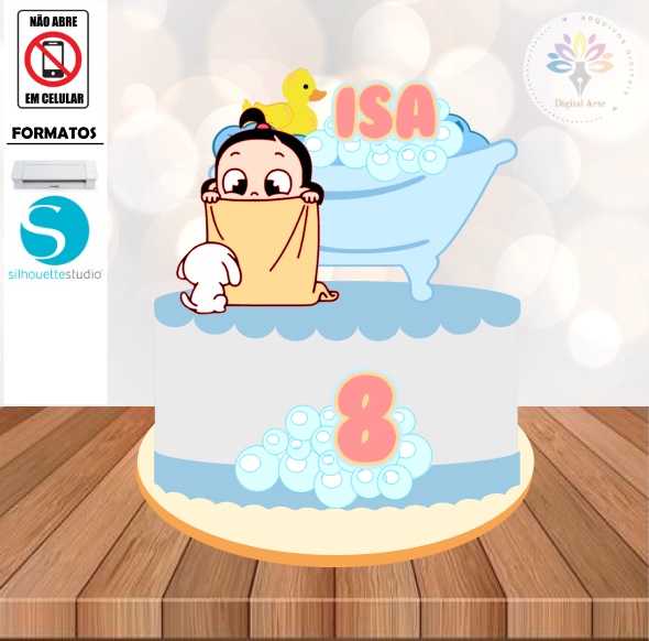 Arquivo Topo de Bolo Bebê #002