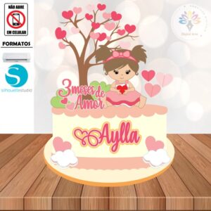 Arquivo Topo de Bolo Bebê #006