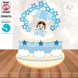 Arquivo Topo de Bolo Bebê #008