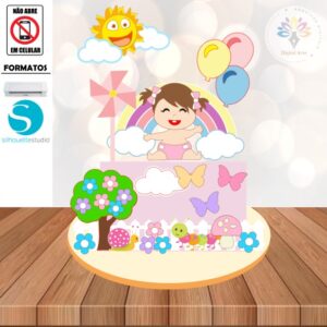 Arquivo Topo de Bolo Bebê #009