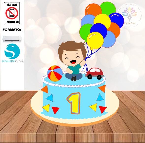 Arquivo Topo de Bolo Bebê #012