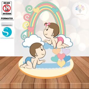 Arquivo Topo de Bolo Bebê #018