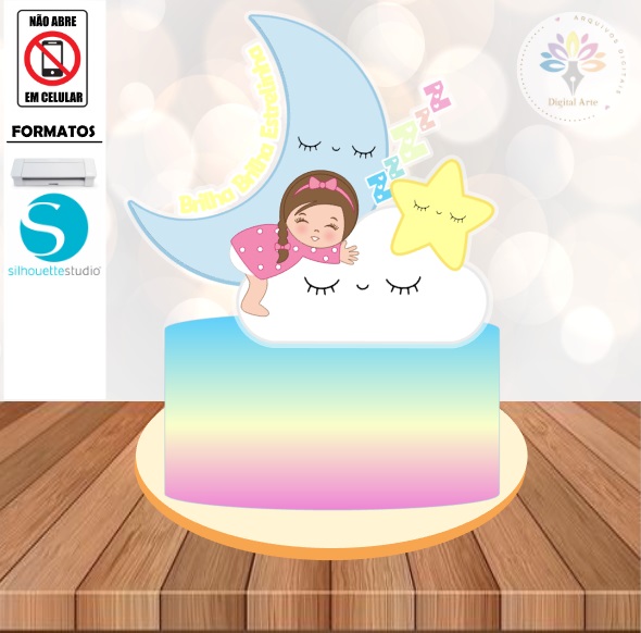 Arquivo Topo de Bolo Bebê #019