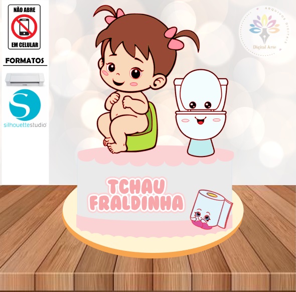 Arquivo Topo de Bolo Bebê #027