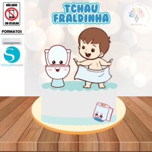 Arquivo Topo de Bolo Bebê #028