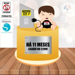 Arquivo Topo de Bolo Bebê #031