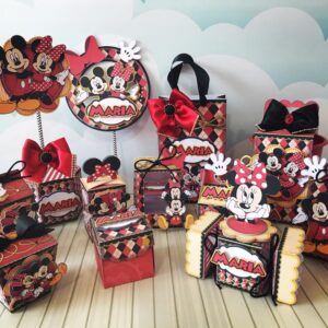 Arquivo de Corte Papelaria Mickey e Minnie #05